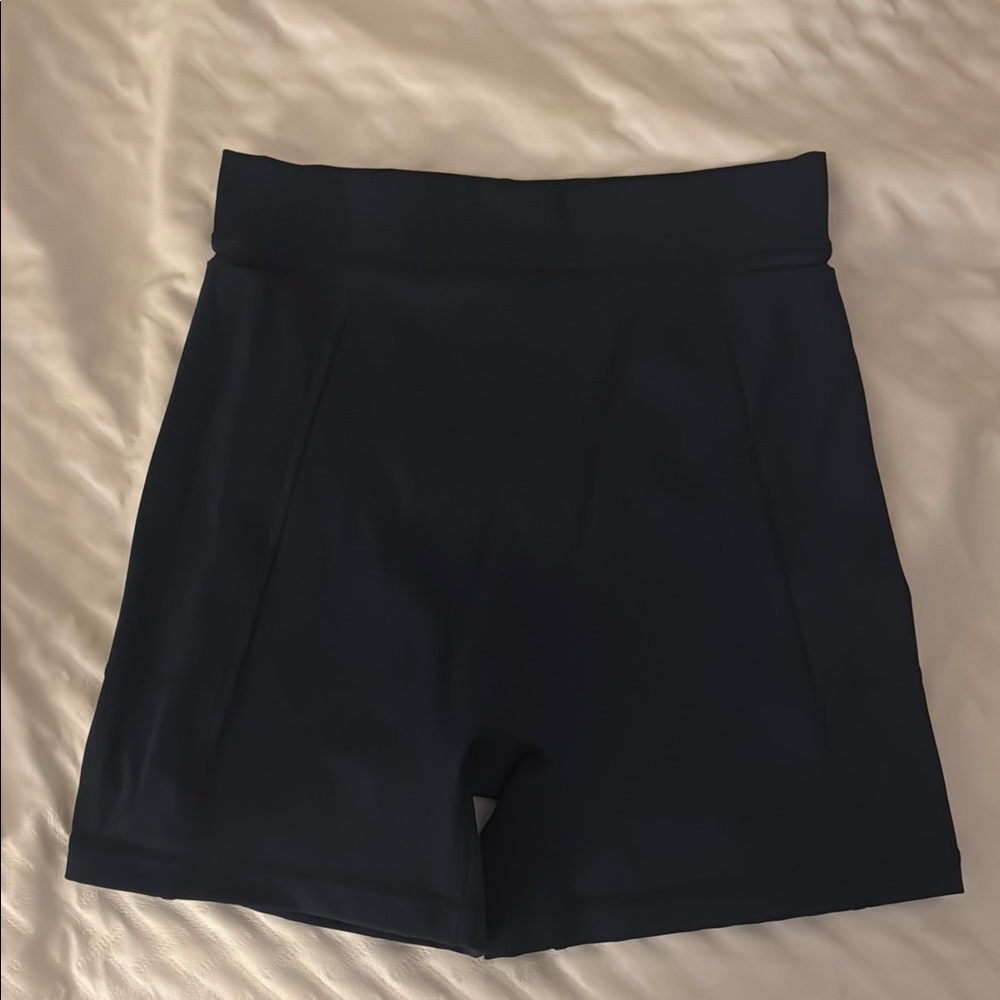 Women's Navy High-Waisted Shorts